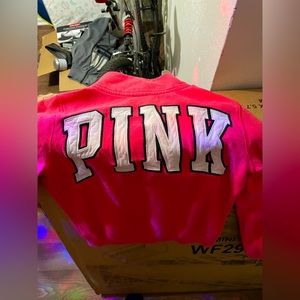 PINK quarter zip hoodie